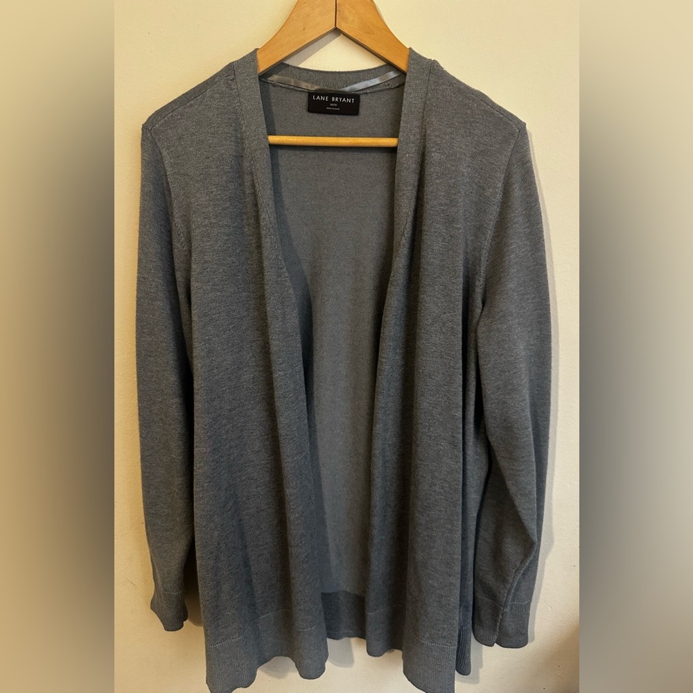 Lane Bryant Gray Women's Cardigan